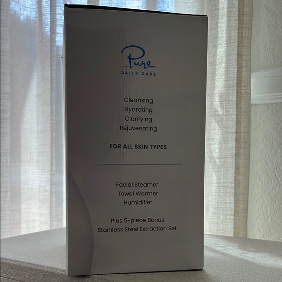 NanoSteamer 3-in-1 Ionic Facial Steamer in White and Silver Bundle - Picture 3 of 7